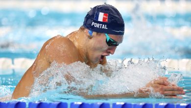 Le nageur paralympique français Alex Portal, médaillé d’argent au 200 m quatre nages