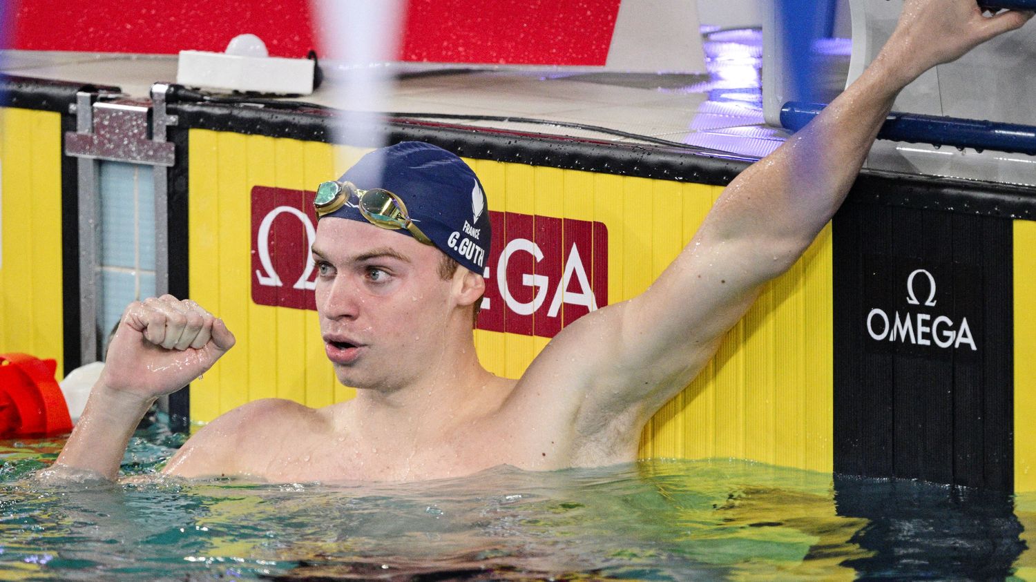 Léon Marchand s’impose à nouveau au 400 m 4 nages et améliore son record de France