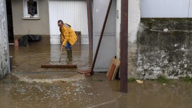 Gard, Var et Alpes-Maritimes en vigilance orange « pluie-inondation » ; une rivière en crue dans le Var