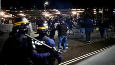 Tensions entre supporters à la sortie du stade après OL-Besiktas