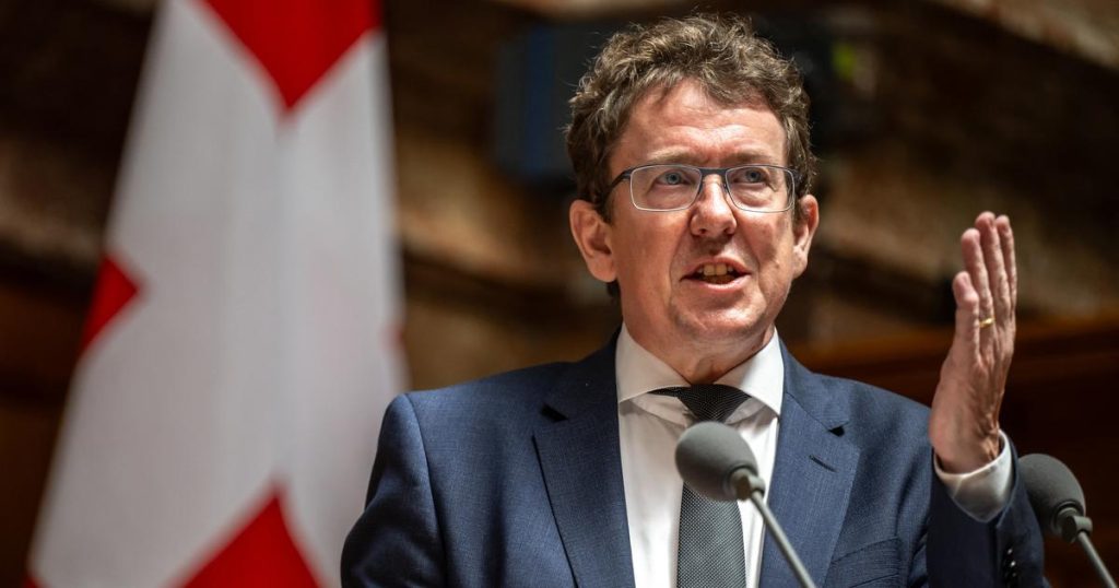 un membre du gouvernement fédéral suisse révèle sa préférence