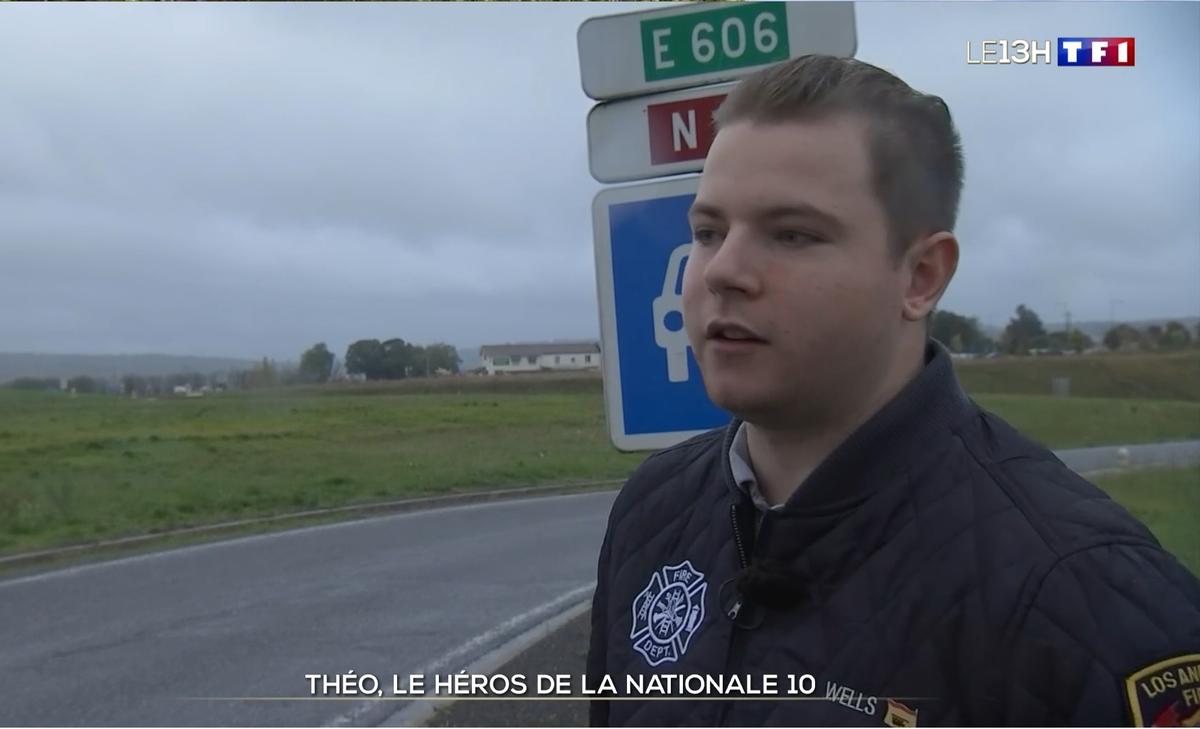 Vidéo. Contresens évité sur la route nationale : TF1 a rencontré « Théo, le héros de la route nationale 10 ! »