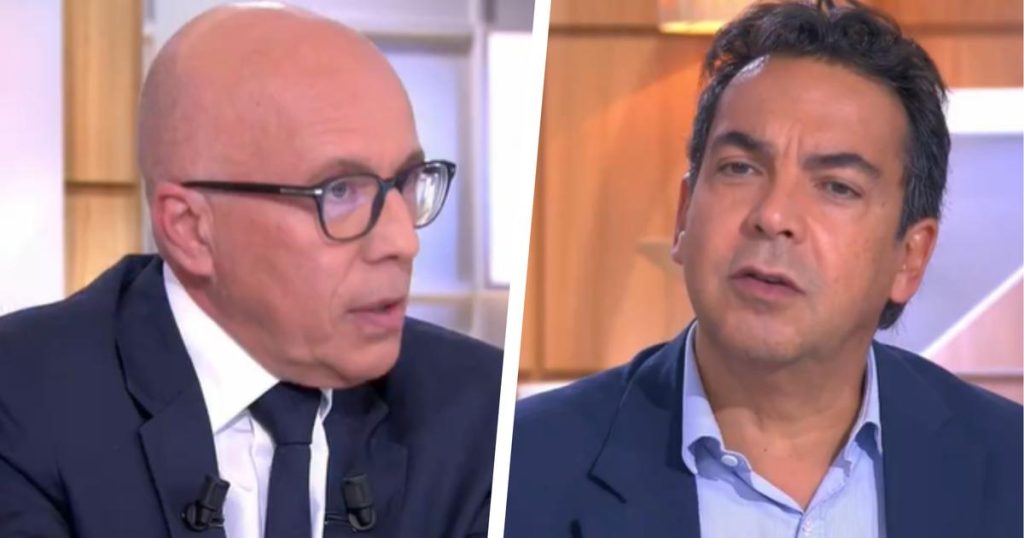 Forte tension entre Éric Ciotti et Patrick Cohen sur le tournage de « C à Vous »