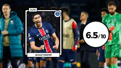 Hakimi meilleur attaquant parisien, Dembélé et Barcola inoffensifs