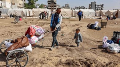 douze morts dans le bombardement d’un groupe en attente d’aide humanitaire au nord de l’enclave, selon la défense civile de Gaza