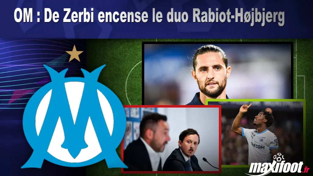 OM : De Zerbi fait l’éloge du duo Rabiot-Højbjerg – Football