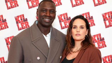 Omar Sy et Hélène Sy, duo chic sur le tapis rouge de The Killer à Paris