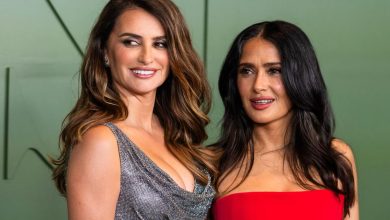 Penélope Cruz à New York pour soutenir son amie Salma Hayek récompensée pour son altruisme