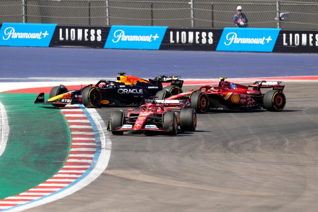 Victoire du doublé Leclerc et Ferrari aux Etats-Unis, Verstappen assure le podium