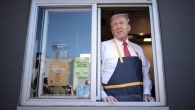 Donald Trump apparaît chez McDonald’s pour attaquer Kamala Harris avant l’élection présidentielle