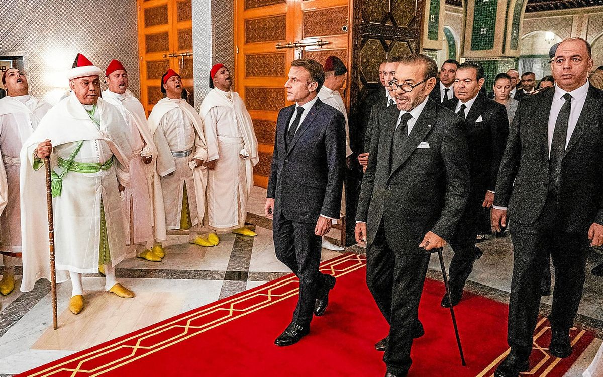 Au Maroc, une visite d’Emmanuel Macron entre émotion et hoquet