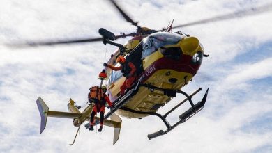 une femme et deux enfants secourus par l’hélicoptère Dragon 50