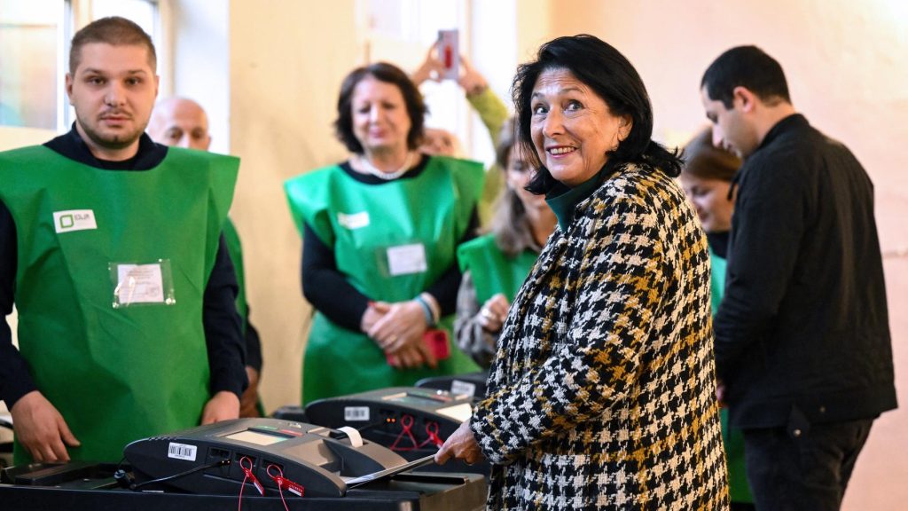 La présidente Salomé Zourabichvili appelle à manifester après des élections législatives « falsifiées »