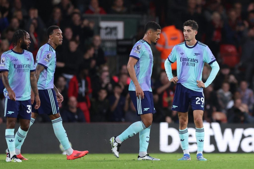 William Saliba, la panne – Premier League – J8 – Bournemouth-Arsenal (2-0)