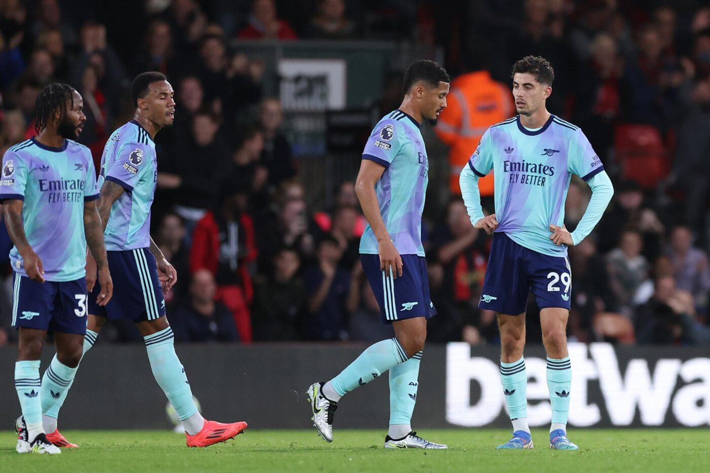 William Saliba, la panne – Premier League – J8 – Bournemouth-Arsenal (2-0)