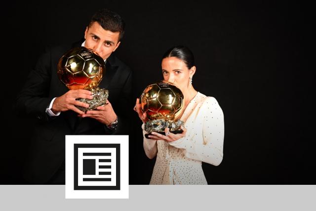 « L’Espagne est d’or » avec les sacres de Rodri et Bonmati au Ballon d’Or, vante la presse espagnole