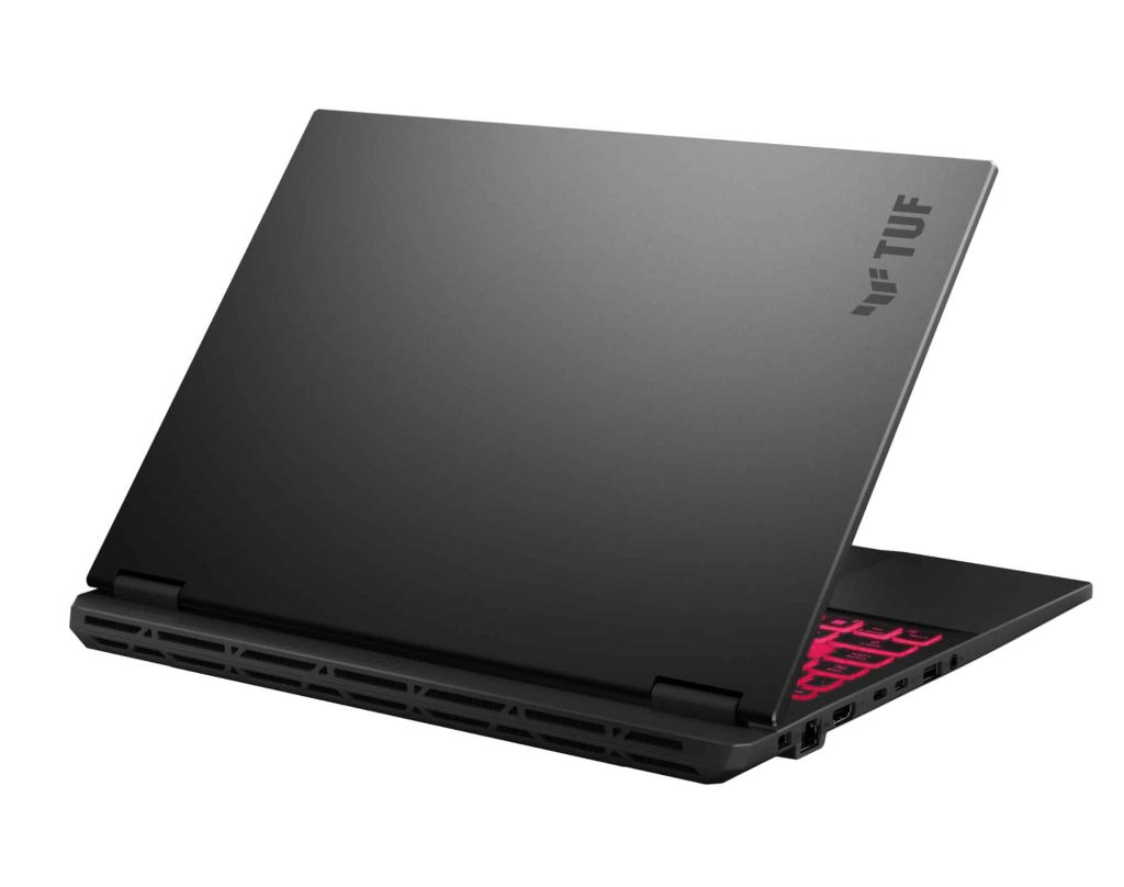 Asus TUF Gaming A16 TUF608WI-QT050W, PC portable gaming multimédia léger 16″ 2.5K 165Hz nomade 7h Ryzen AI 9 RTX 4070 RAM 32 Go – LaptopSpirit