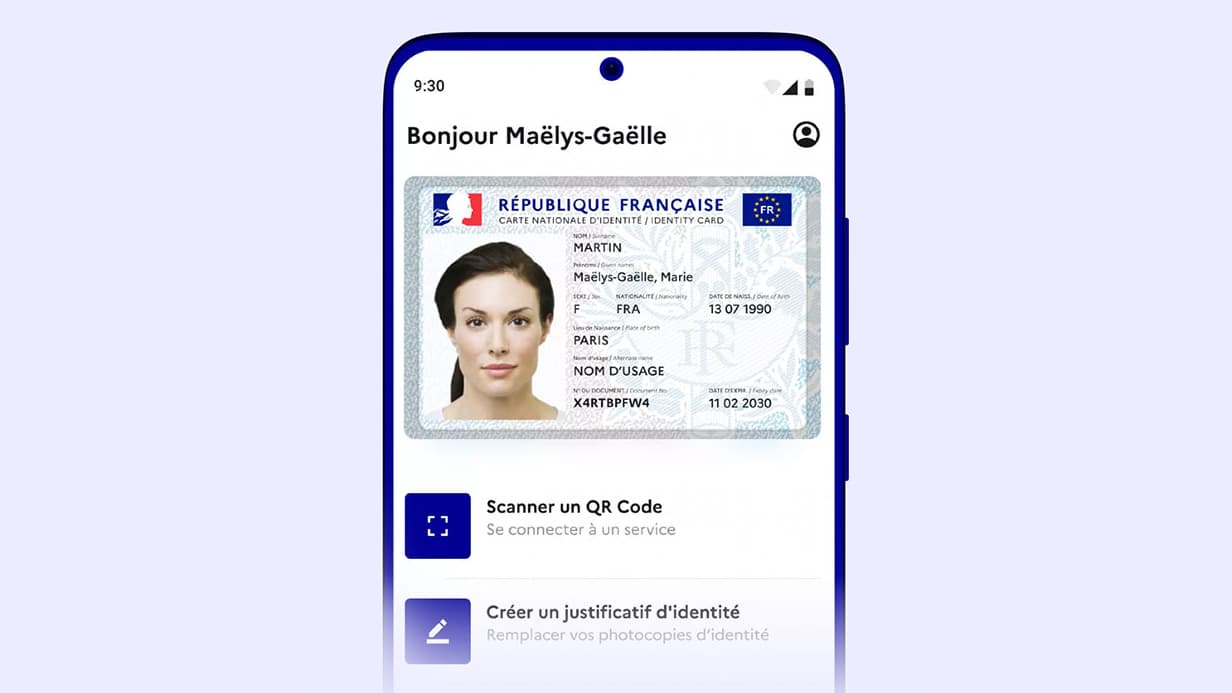 Pour utiliser l’application France Identity, des millions de Français pourront renouveler leur carte d’identité à l’avance