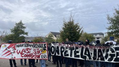 Malgré l’interdiction du maire, des manifestants se rassemblent à Vertou contre le meeting RN