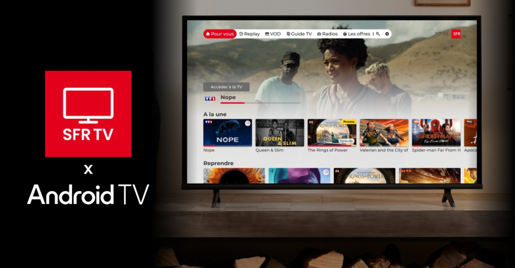 SFR lance enfin SFR TV sur Android TV, payant pour certains abonnés