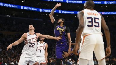 Menés de 22 points, les Lakers renversent les Suns ! • Basket-ball américain