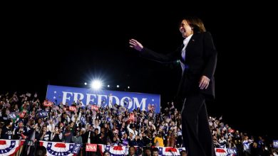 Kamala Harris met en garde contre les « dictateurs en herbe » devant des milliers de partisans à Washington