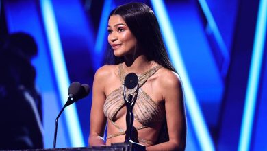 Presque nue sous une robe découpée, Zendaya rend hommage à Cher à Cleveland