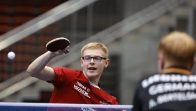 Félix Lebrun renversé en quarts de finale des Championnats d’Europe de tennis de table