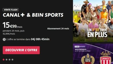 le pack Canal+ & beIN Sports coûte moins de 16€/mois