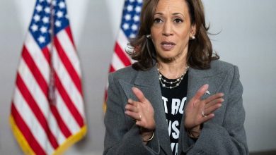 Harris confus après les commentaires d’un manifestant accusant Israël de « génocide »