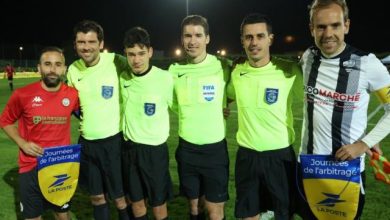 François Letexier a officié un match de district en Bretagne en marge des Journées de l’Arbitrage