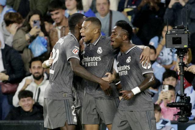 Le Real Madrid a battu le Celta Vigo grâce notamment à un but de Mbappé