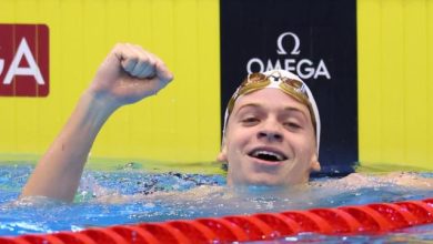 Léon Marchand remporte le 200 m 4 nages à Incheon (Natation)