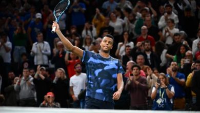 Giovanni Mpetshi Perricard renverse Frances Tiafoe au premier tour du Rolex Paris Masters