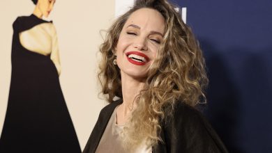 Crinière de lionne et robe légère pour Angelina Jolie au Hollywood Film Festival