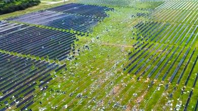 une tornade dévaste une centrale solaire, les dégâts sont impressionnants