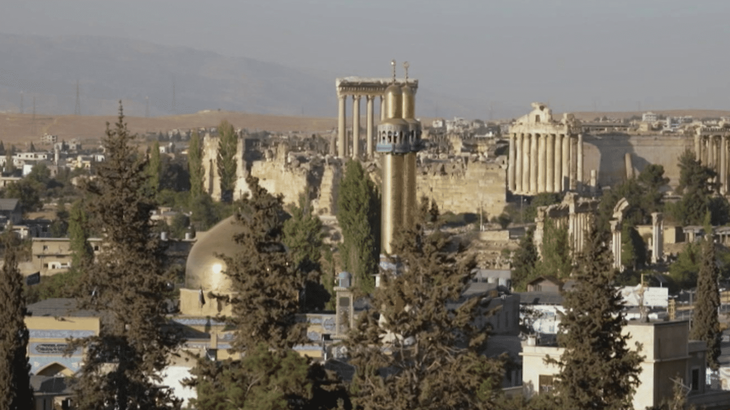 au coeur de la ville libanaise de Baalbek, berceau du Hezbollah