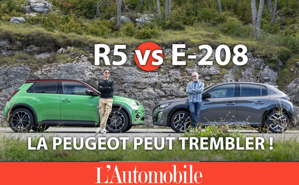 Découvrez notre comparatif vidéo entre la nouvelle Renault 5 et la Peugeot E-208 !