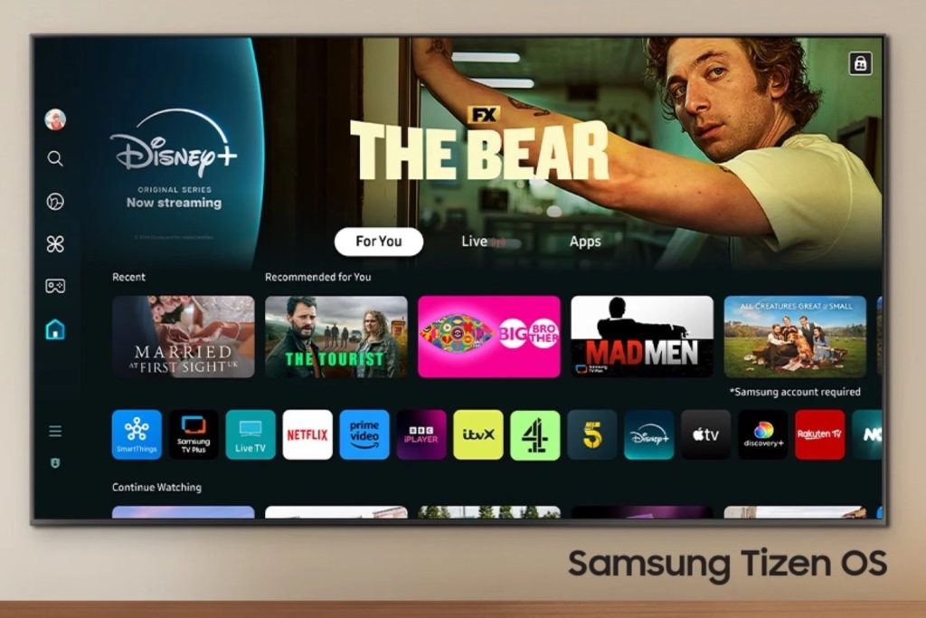 Les téléviseurs Samsung affichent l’interface One UI