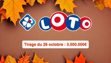 Tirage Loto FDJ du samedi 26 octobre : jackpot, pronostics et résultats