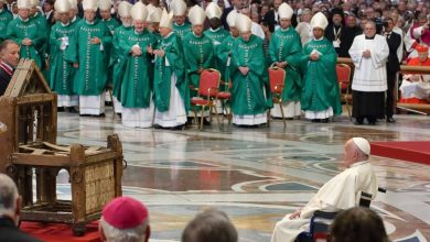 Caché au public pendant 150 ans, le pape expose le trône millénaire de Saint-Pierre