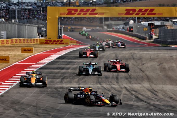 Formule 1 | Verstappen remporte l’Austin F1 Sprint devant Sainz et Norris