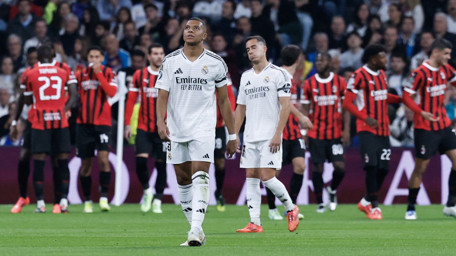 Kylian Mbappé frustré et frustré face au Real Madrid face à l’AC Milan