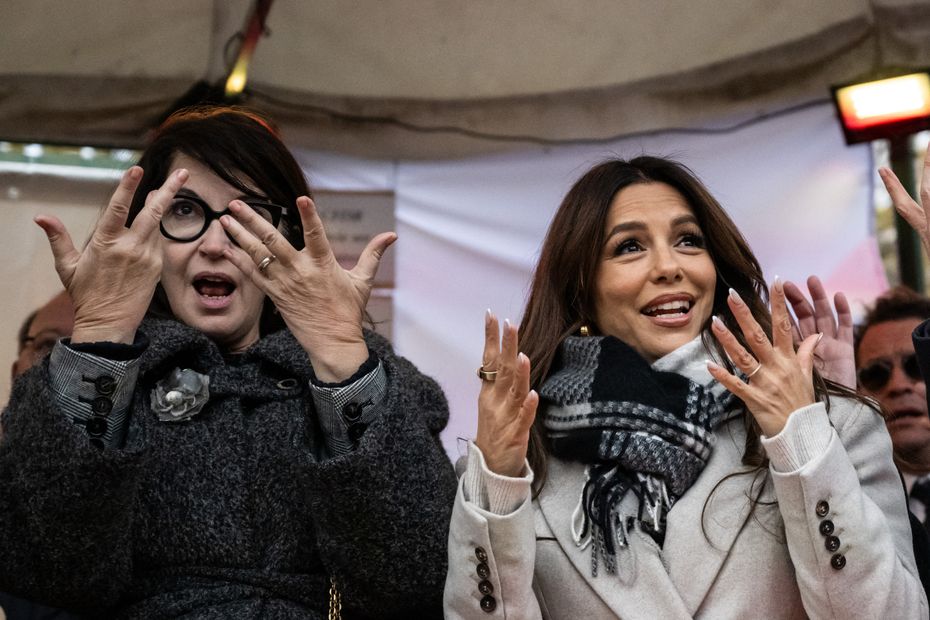 3 questions à Eva Longoria et Zabou Breitman avant le début des enchères