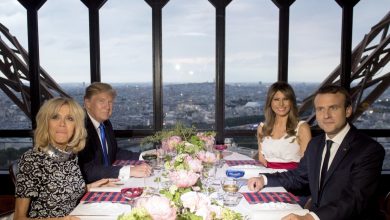 ce jour où le leader Républicain dînait avec Emmanuel Macron dans un restaurant étoilé de la Tour Eiffel