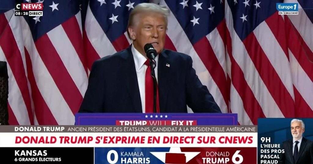 Audiences présidentielles américaines 2024 : la victoire de Donald Trump offre une saison record à CNews qui bat BFMTV, « Télématin » au plus bas sur France 2