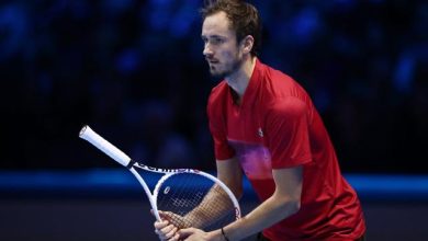 Images de la défaite de Daniil Medvedev face à Taylor Fritz au Masters