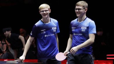 les frères Lebrun en finale du double des WTT Finals au Japon