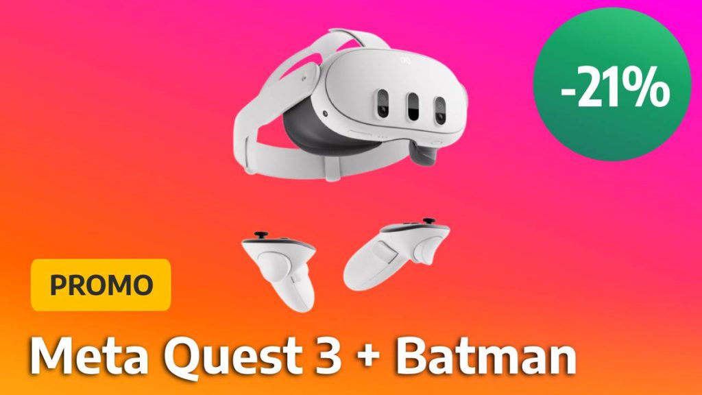 Promo VR : Meta Quest 3 avec Batman Arkham Shadow gratuit perd 21% de son prix !