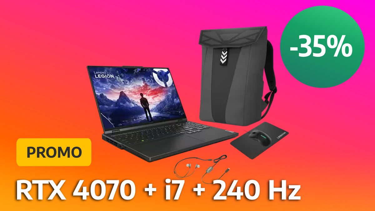 Profitez de 35% de réduction sur ce PC portable gamer avec RTX 4070, 32 Go de RAM et de nombreux accessoires !